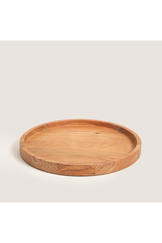 Luısa Ahşap Tepsi 30x30x2.5cm Natural