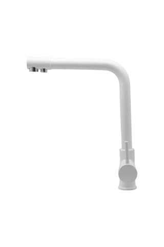 Kustar Beyaz 3 Yollu Arıtmalı Mutfak Eviye Bataryası