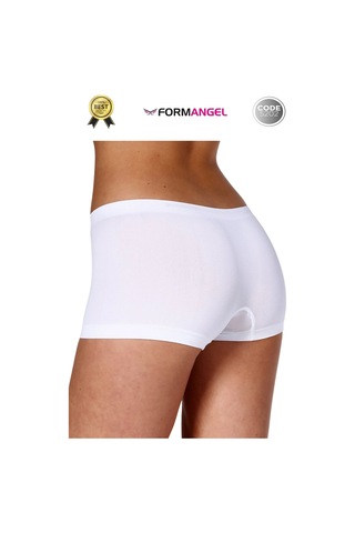 Kadınboxer Toparlayıcı Şekillendirici Seamless Kaymaz Kadın Dikişsiz Boxer İç Çamaşırı - 2 Adet Beyaz