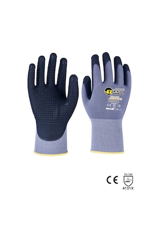 Hanvo Dotlu Köpük Nitril Kaplama Eldiven