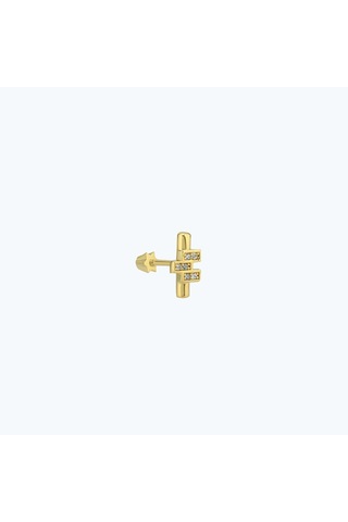 Altınbaş Altın Tragus Piercing Trgsbt033-25854 Altın