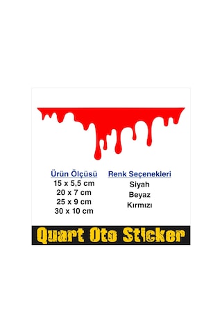2 Adet Kan Damlası Far Sticker, Araba Sticker, Oto Sticker