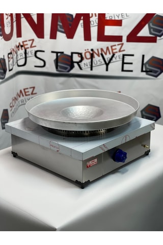 Paslanmaz Tantuni Ocağı 50 50 Cm Tepsi Dahil - Doğal Gazlı