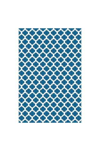 Yamalıhome Style M7505Moda Maça Mavi 80X150 Cm Baskı Kilim