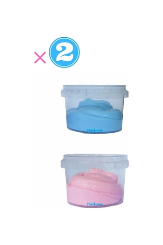Süpriz Hediyeli Ele Yapışmayan Slime 2 Li Slaym Pofuduk Sılaym