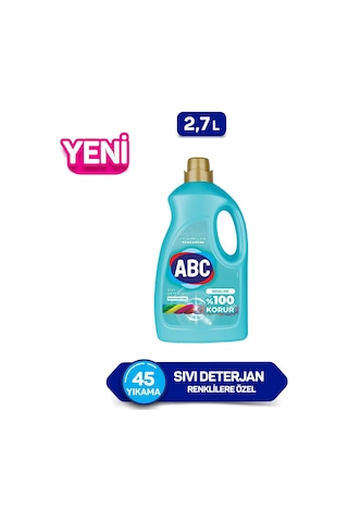 ABC Renklilere Özel Sıvı Deterjan 2.7 lt