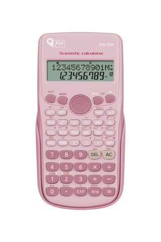 112p Fonksiyonel Bilimsel Hesap Makinesi Pembe Diğer