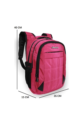 Konfores 1552 Unisex Anatomik Sırt Okul Çantası Pembe