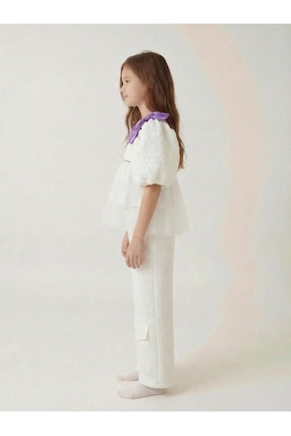 Xo Kids Kız Çocuk Alt Üst Takım 6-14 Yaş 5004 Beyaz