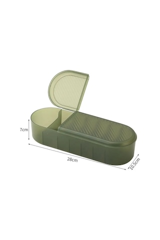 Massart Şarj Ve Kablolar İçin Kapaklı Evrensel Düzenleyici 159391167 Yeşil