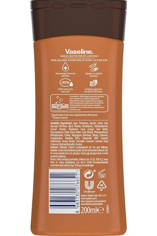 Vaseline Intensive Kakao Işıltısı Besleyici Ve Yumuşatıcı Losyon 200 Ml