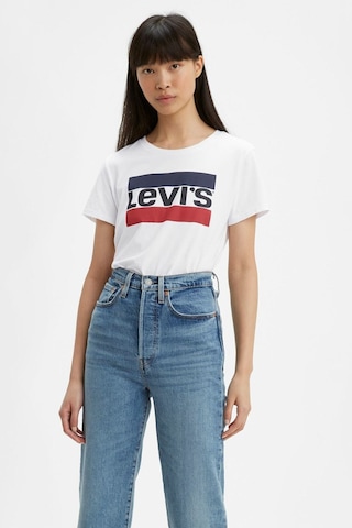 Levi's Baskılı Bisiklet Yaka T Shirt Kadın 17369-1313 No Color