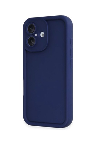 Newface Apple iPhone Uyumlu 16 Kılıf Viera Silikon - Lacivert