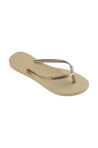 Havaianas Slım Glıtter Iı Simli Parlak Parmak Arası Terlik 4146975 4146975 0154 Bej