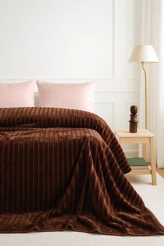 Gentle Battaniye 160 220 Kahve Kahverengi