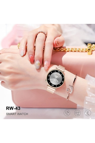 Schitec RW-43 Akıllı Saat + 2 Adet Kordon + Bileklik (İthalatçı Garantili)