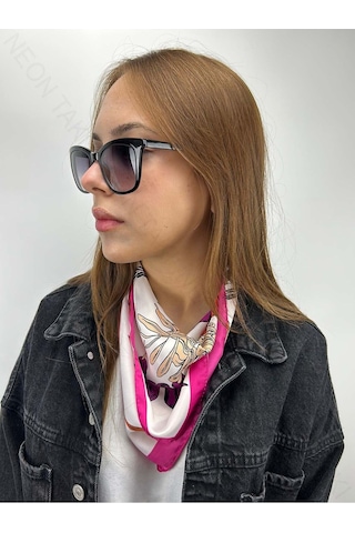 Çok Renkli, Fular 1, 54cmx54cm Çok Renkli