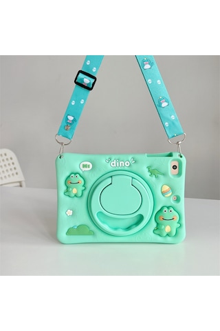 Lenovo M10 Hd 2nd Gen Tb-x306x Tb-x306f Kılıf Cute Dolls Standlı Eğlenceli 3d Karekterli Çocuk Kılıfı Kılıf