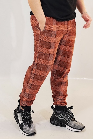 Wingetstar Ekose Manşetli Erkek Eşofman Altı Kiremit