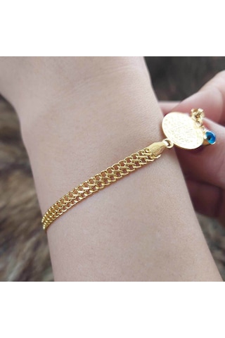 Altınbeyi Reşat Çeyrekli Bileklik Sarı Altın