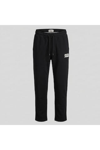 Jack & Jones Erkek Logo Detayli Sweat Pantolon - Gordon - 12207058 Siyah