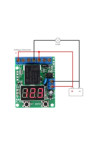 Fosenze 12v Akıllı Röle Modülü - Voltaj Koruma Ve Zamanlayıcı İle Enerji Yönetimi