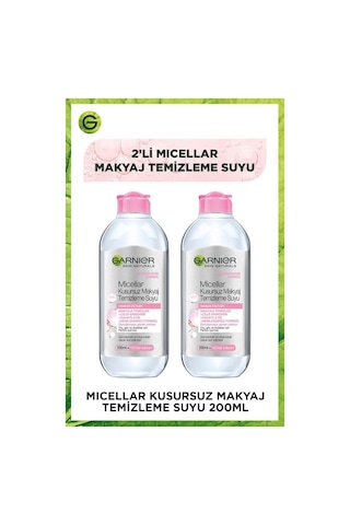 Micellar Kusursuz Makyaj Temizleme Suyu 200ml 2'li Set pktmclrtmzlyc2-9138