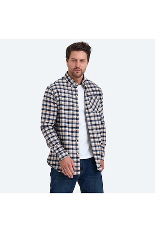 The Crow MANCHESTER Erkek Lacivert Gömlek