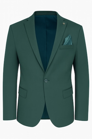Plus Scorpion Petrol Yeşili Erkek Blazer Ceket Esnek Comfort Kumaş, Slim Fit İtalyan Kesim Tek Düğmeli Model Petrol Yeşili
