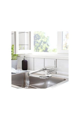 B07 Juttern Öne Eğilebilir Krom Kaplama 35 Cm Lavabo Musluğu Dar Mutfaklar Karavan Tekne İçin Çok Renkli