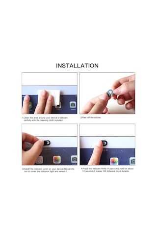 Webcam Cover Webcam Gizleyici Notebook Ve Telefon Kamera Kapatıcı