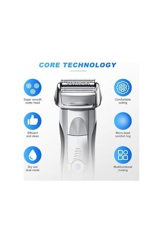 Braun Serisi 7 Tıraş Makinesi 70s Yedek Elektrikli Tıraş Makinesi Başlıkları 720s 790cc 760cc 765c 795cc 9565 9585 7840s Gümüş