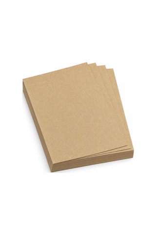 Lexroo A4 Kraft Kağıdı, 100 Adet, 21 X 29,7 Cm, Kahverengi, Hobi,