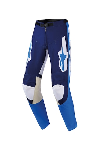 Alpinestars Racer Riway Off-road Motosiklet Pantolonu Mavi Beyaz