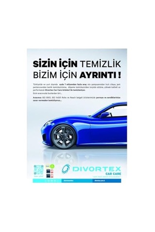 Divortex Wash & Go Oto Şampuanı, Dvx1501