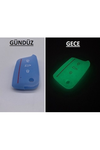 Seat Ibiza Silikon Anahtar Kabı Uyumlu Anahtar Kılıfı (533266249)