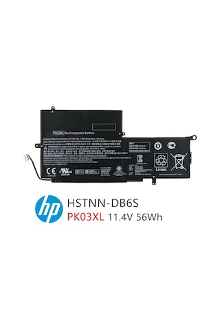 HP Spectre Uyumlu X360 13-4101Nt P5P85Ea Notebook Bataryası - Pili