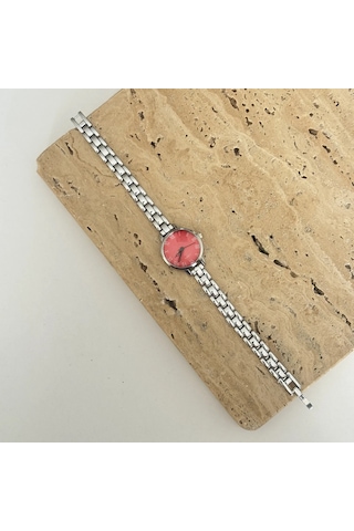 Raven Silver Kırmızı Saat