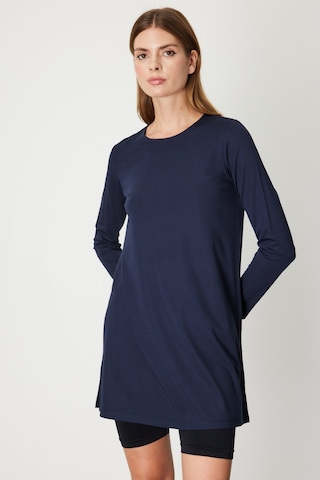 On Kadın Uzun Kollu Basic Tunik 61421 Lacivert Lacivert