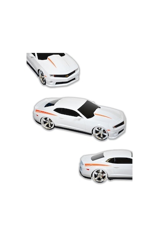 Ctoys 1:14 Ölçekli Chevrolet Copo Camaro Işıklı Uzaktan Kumandalı Araba Beyaz 1402b Beyaz