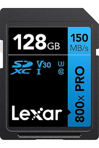 Lexar 128gb Lsd0800p128g-bnnng Sd Professional 800x Pro Sdxc Uhs-ı Kart Up To 150mb/s Okuma Hafıza Kartı
