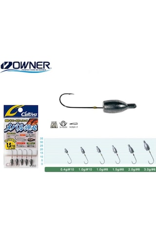 Cultiva Jh-83 1.0gr No10 Mebaru Dama Lrf Jighead