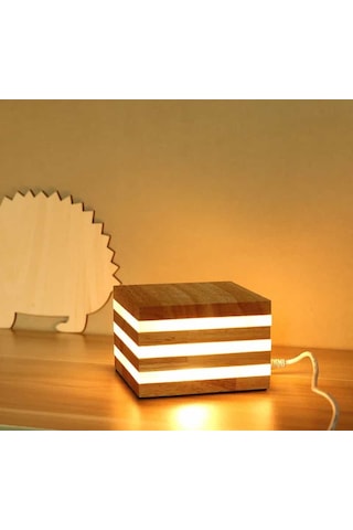 Japanese Solid Wood Masa / Gece Lambası