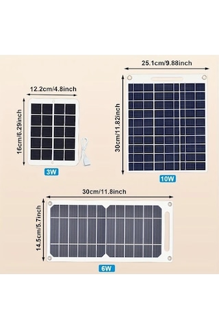 Besthome1 Dream011 Solar Model C 30x25 1cm Usb Güneş Paneli Taşınabilir Şarj Cihazı Telefon İçin Açık Hava Kamp