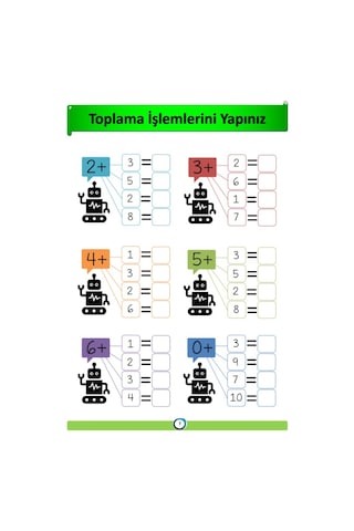 Okul Öncesi Matematik Öğreten Yaz-Sil Kitabı