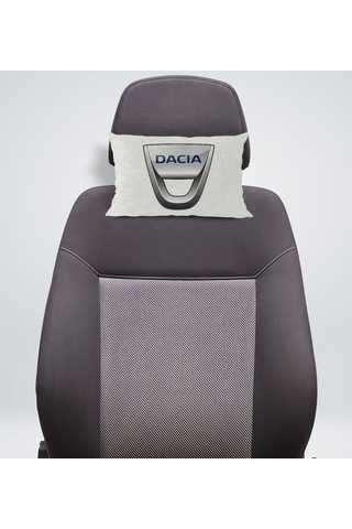 Bk Gift Dacia Tasarımlı Dikdörtgen Araç Koltuk Yastığı-1