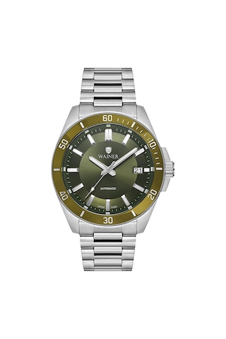 Wainer Wa.25540-d Erkek Kol Saati Gümüş - Yeşil