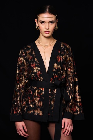 La Garita Eclıpse Kimono Siyah Siyah