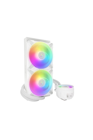 Arctic Liquid Freezer III RGB Intel/AMD Uyumlu,280mm Radyatörlü, 2x14cm P14 PWM Fanlı,Sıvı İşlemci Soğutucu Beyaz ACFRE00151A
