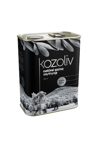 Kozoliv Soğuk Sıkım Naturel Sızma Zeytinyağı Teneke 2 L